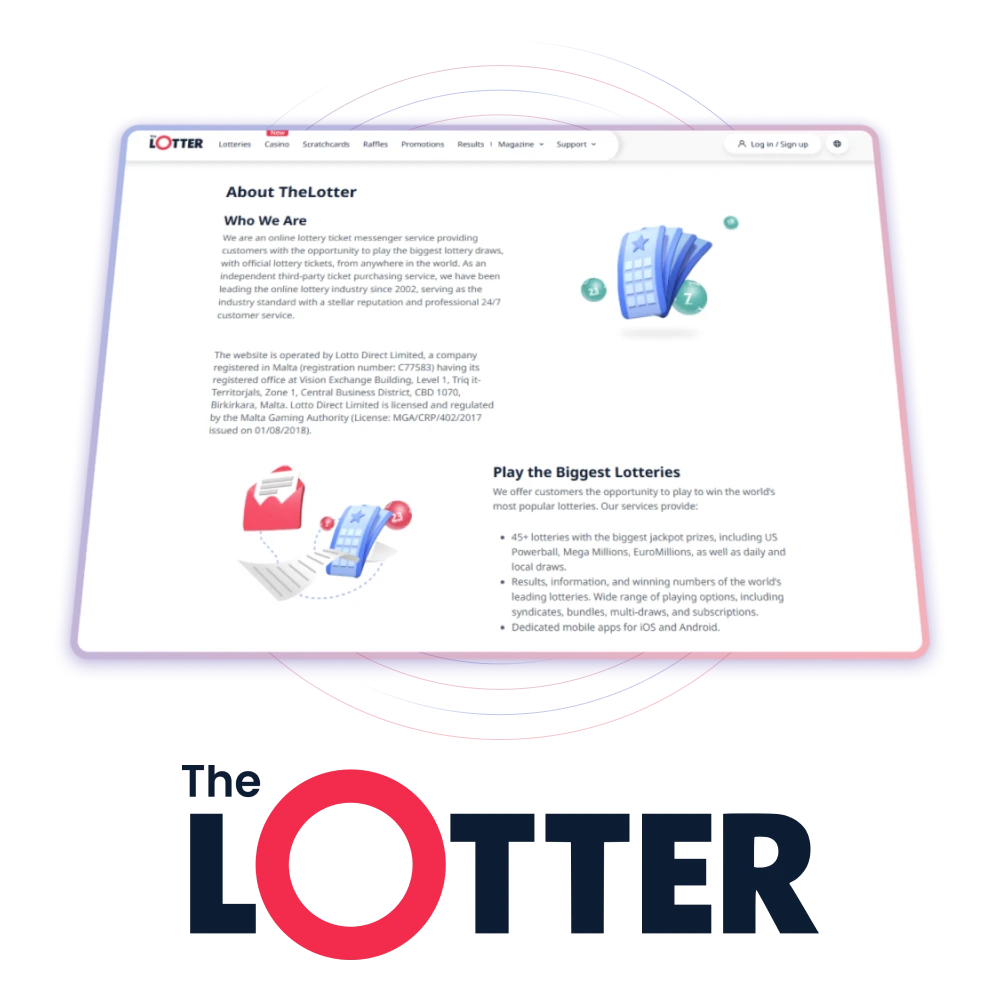 Learn more about TheLotter platform and its lottery services.