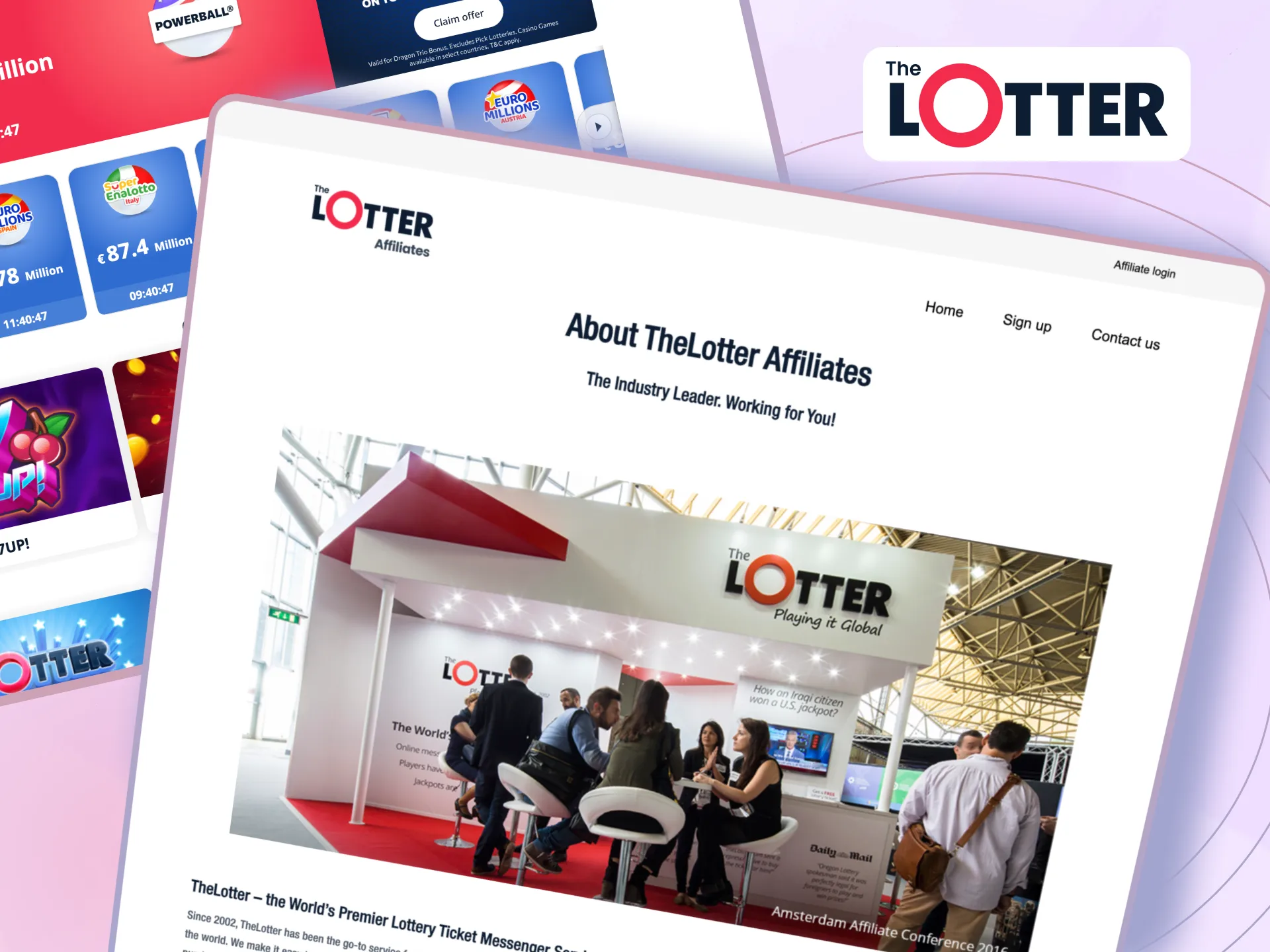 Join TheLotter's affiliate program to earn via Revenue Share, CPA.
