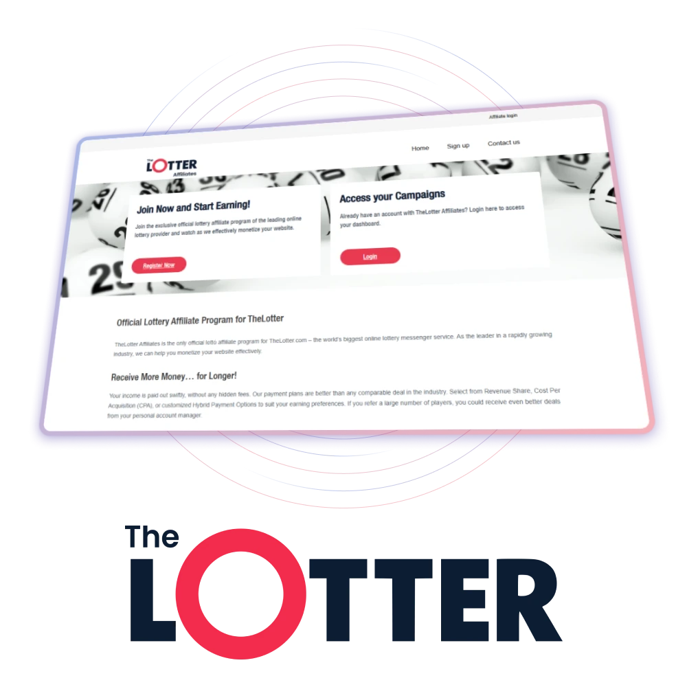 Join TheLotter affiliate program and start earning commissions.