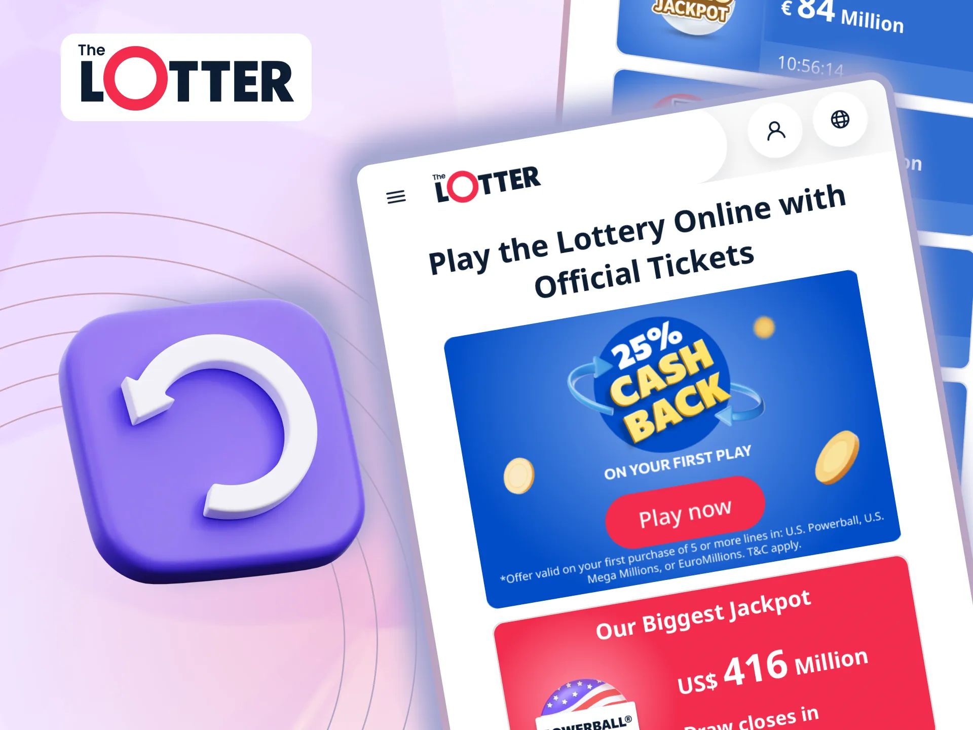 When notified, log in to TheLotter, accept the update, and let it install seamlessly.