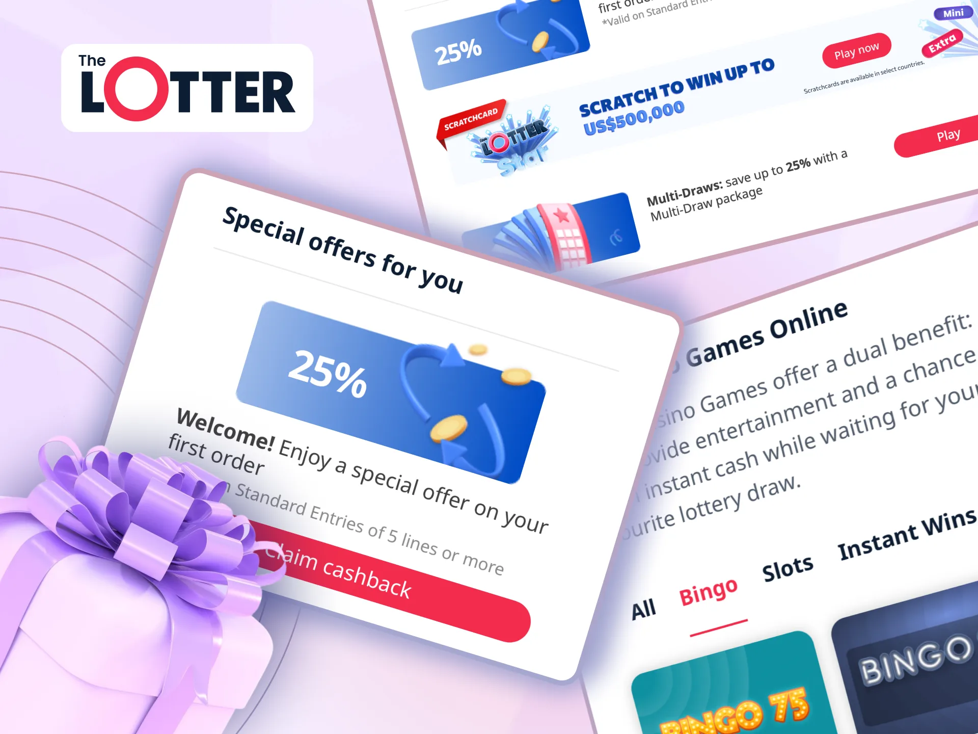 TheLotter Bingo Bonuses include a Welcome Bonus, weekly promotions, and loyalty programs.