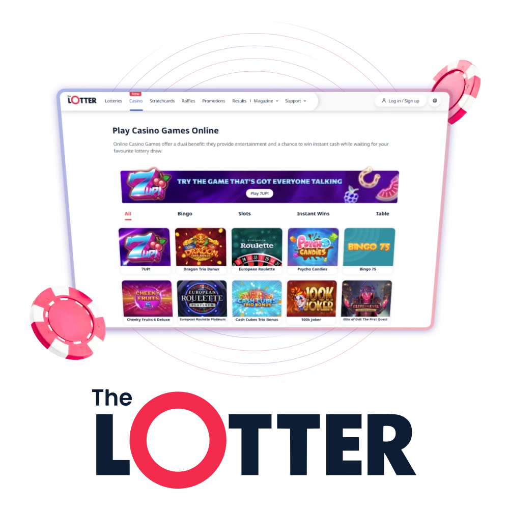 Enjoy thrilling casino games on TheLotter platform in India.