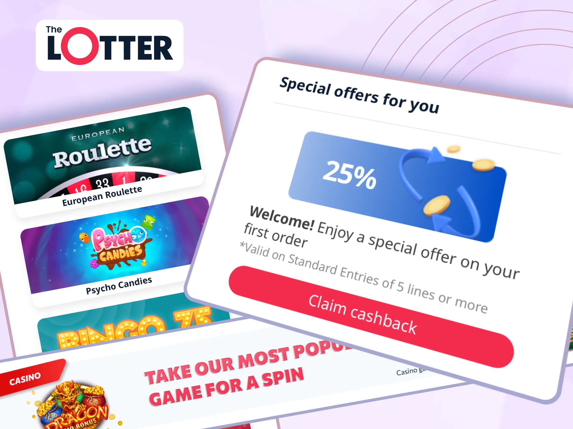 Boost your deposits with TheLotter Casino’s Welcome Bonus.