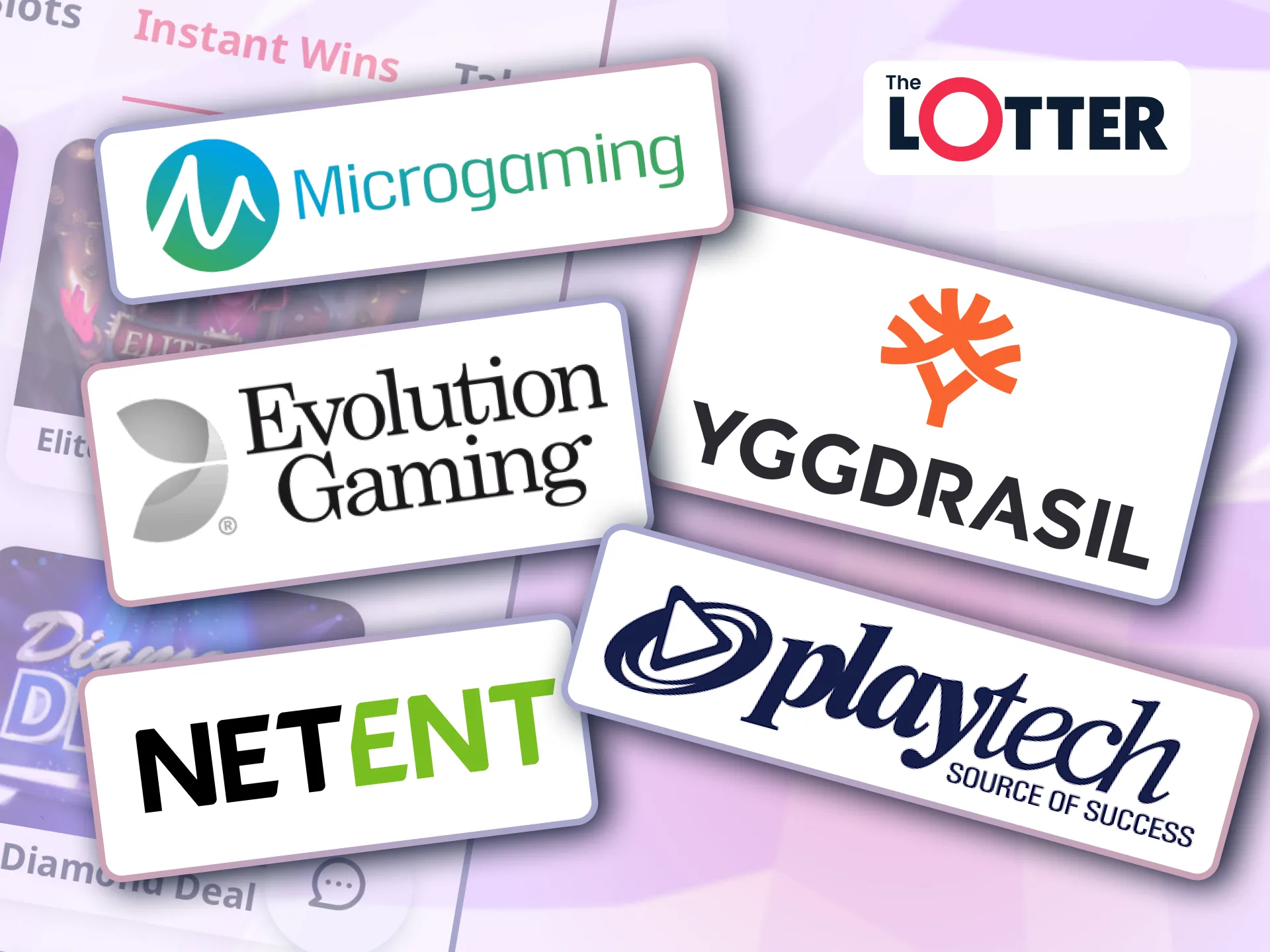 Enjoy instant win games at TheLotter Casino from providers like NetEnt, Playtech, and Yggdrasil.