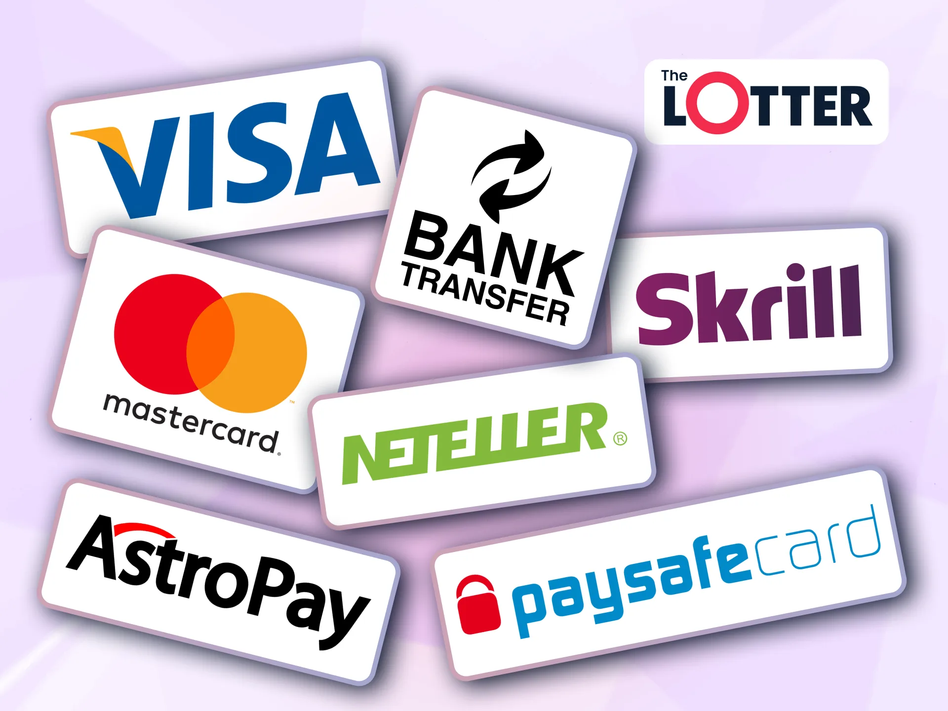 TheLotter supports USD transactions via Visa, MasterCard, Skrill, and more.