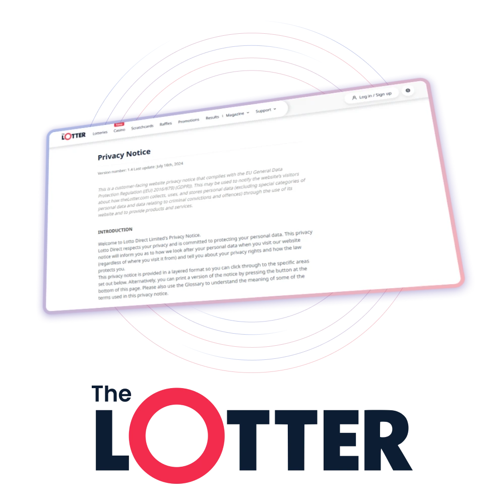 Understand how TheLotter protects your data and privacy.