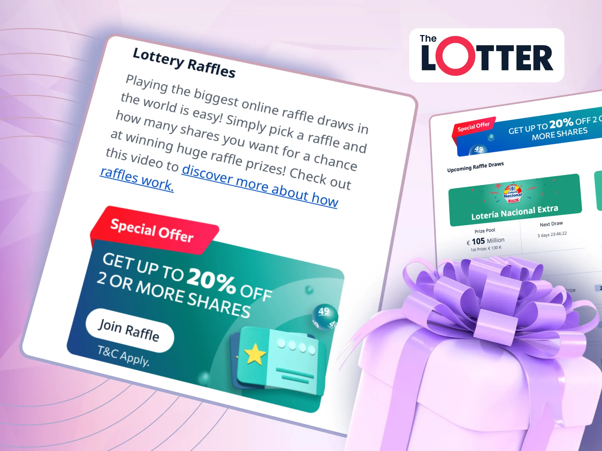 Discover special TheLotter promotions designed to add value and excitement to your raffle play.