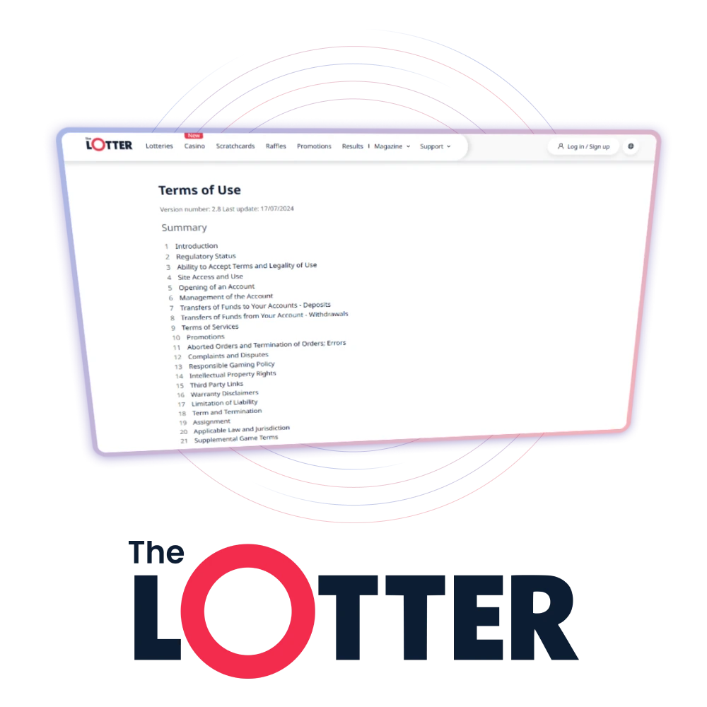 Read TheLotter terms of use before playing in India.