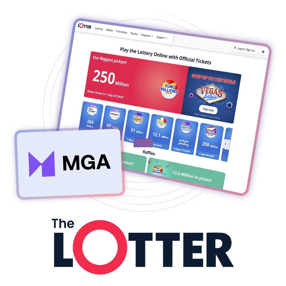 TheLottery is a licensed and secure platform.